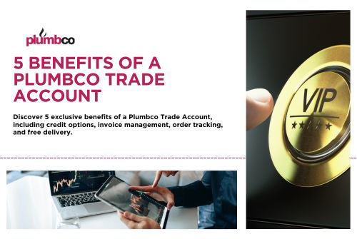 5 Benefits of a Plumbco Trade Account for Professionals